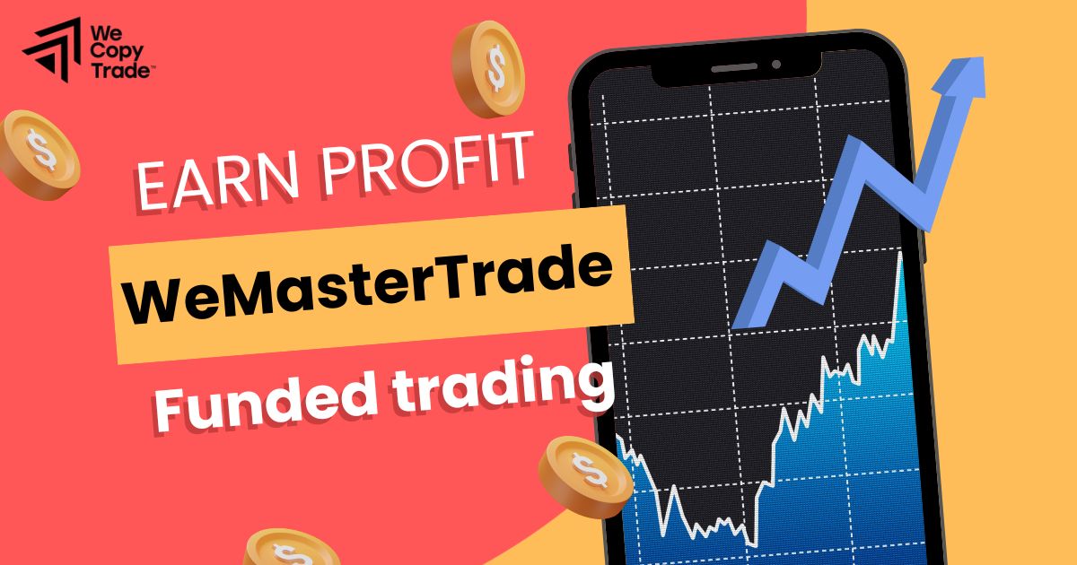 A funded trading program with a proprietary trading company or third-party investor