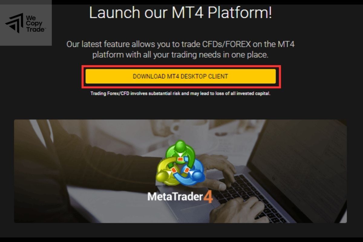 Download the MT4 installer