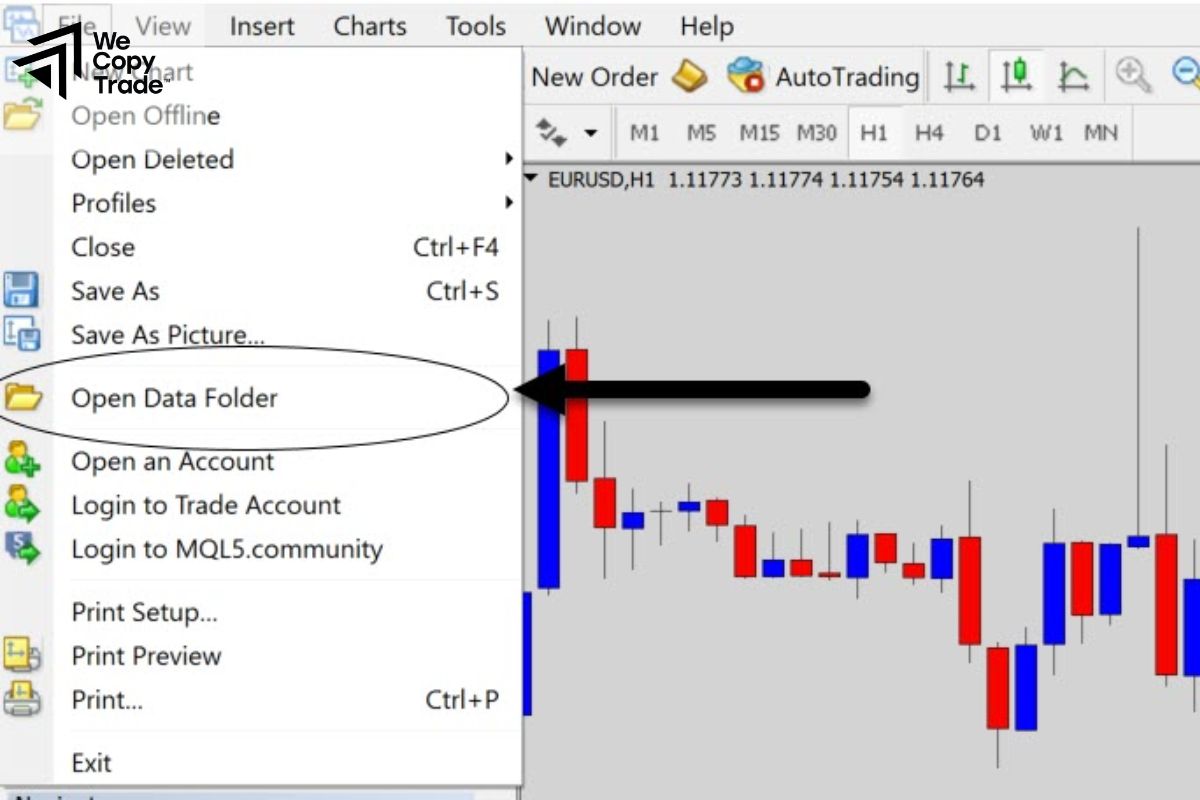 Open the MT4 Platform