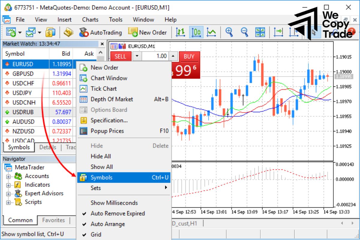 Opening a Free MT5 Demo Account