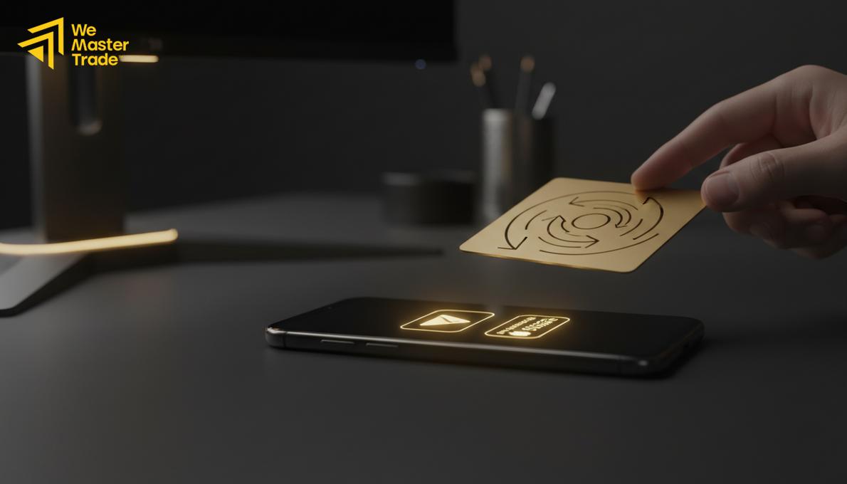 تطبيق Binance على الهاتف الذكي لمتابعة تداول العملات الرقمية