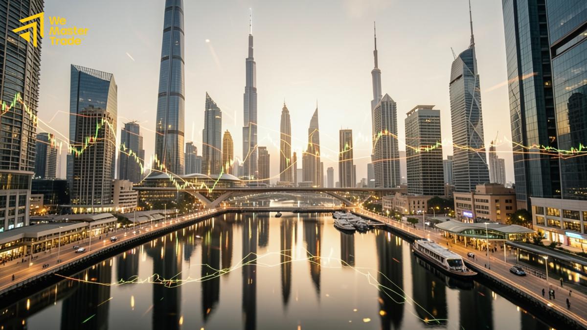 مستثمر يقارن بين خيارات الوسطاء المرخصين قبل فتح حساب تداول في دبي