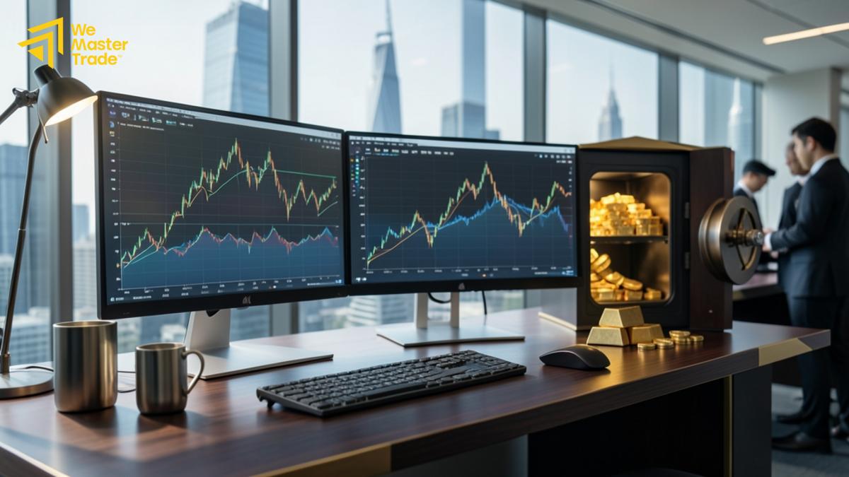 واجهة منصة TradingView لتحليل الرسوم البيانية وأدوات التداول الفني