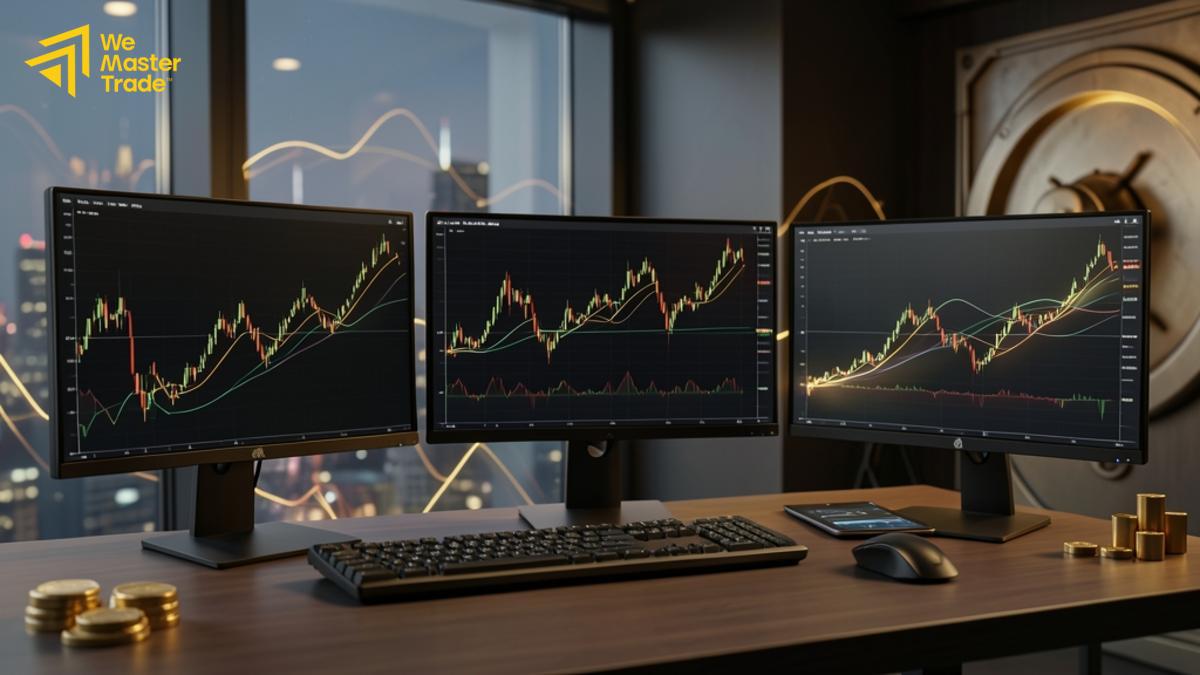 تطبيق تداول على الهاتف يعرض الرسوم البيانية لمتابعة السوق أثناء التنقل