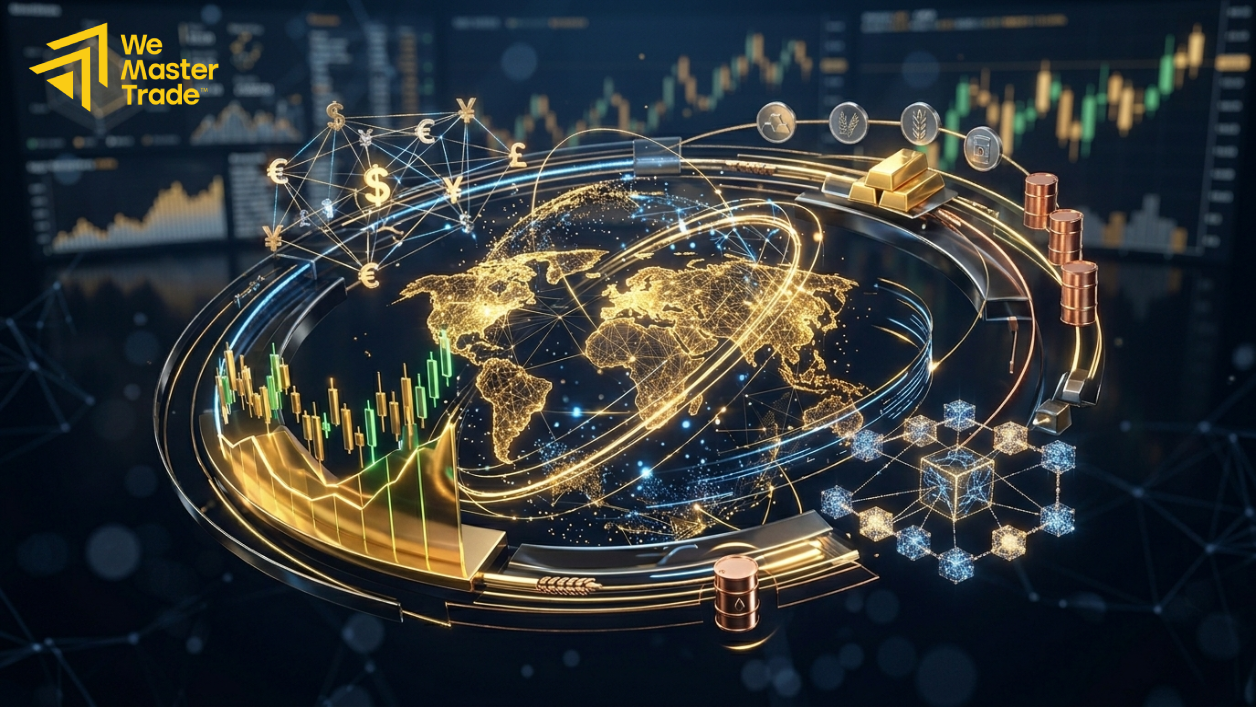 أبرز الأصول المالية التي يمكن تداولها: الأسهم والفوركس والسلع والعملات الرقمية