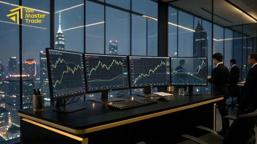 واجهة منصة تداول السعودية تعرض حركة الأسهم والمؤشرات