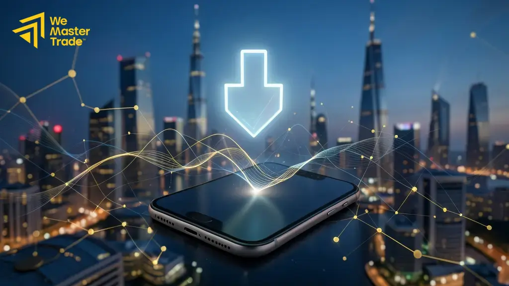 واجهة تداول MetaTrader 4 مع الرسوم البيانية ونافذة الأسعار