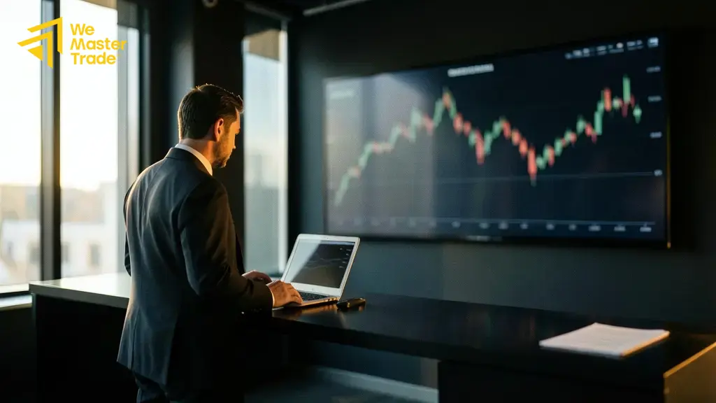 رسم بياني يوضح مستوى الدعم والمقاومة على حركة السعر