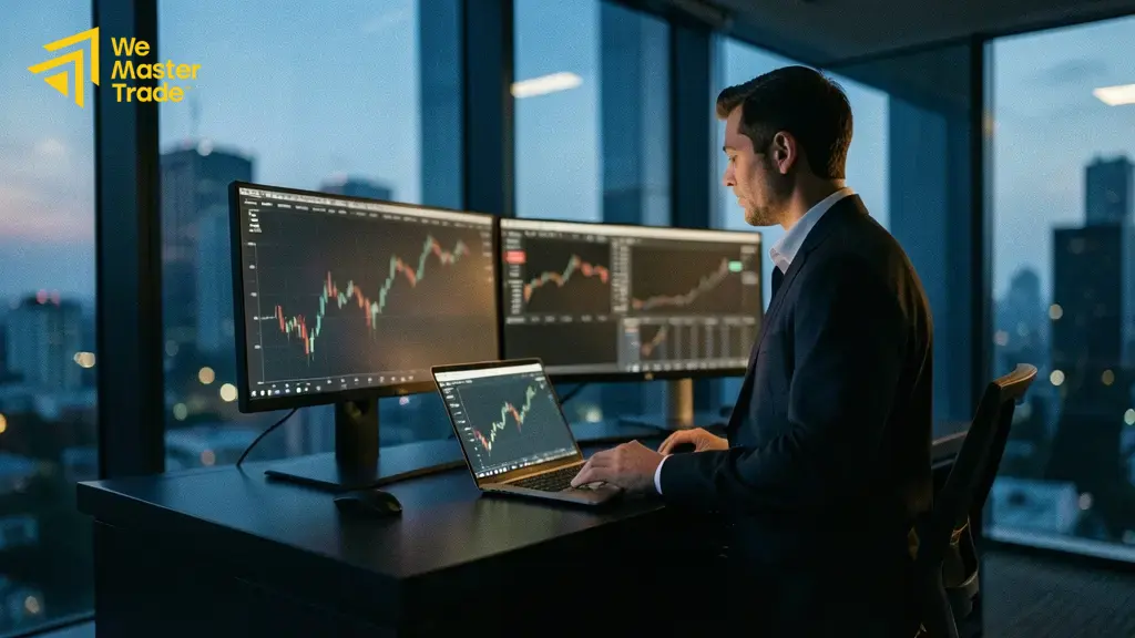 دمج خط الاتجاه مع مستويات الدعم والمقاومة على الرسم البياني