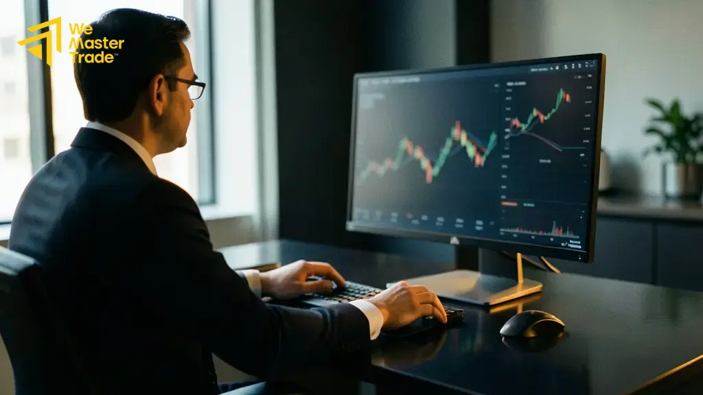 مكونات مؤشر الماكد MACD تشمل خط الماكد وخط الإشارة والهيستوغرام
