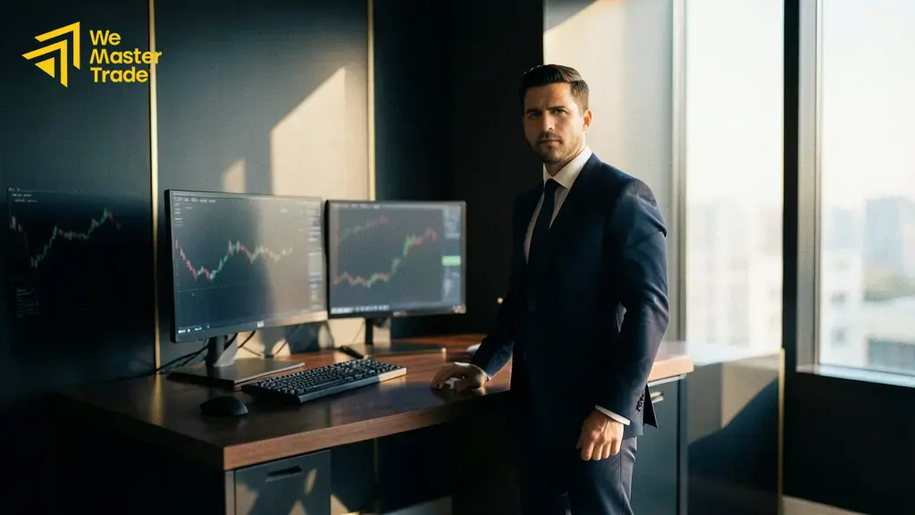 متداول يقرأ حركة السعر على الشارت باستخدام أسلوب البرايس أكشن