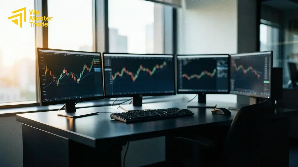 متداول يراقب أوقات جلسات التداول العالمية والسيولة