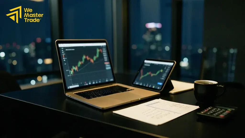 رسم يوضح علاقة سعر الفائدة بحركة العملات في سوق الفوركس