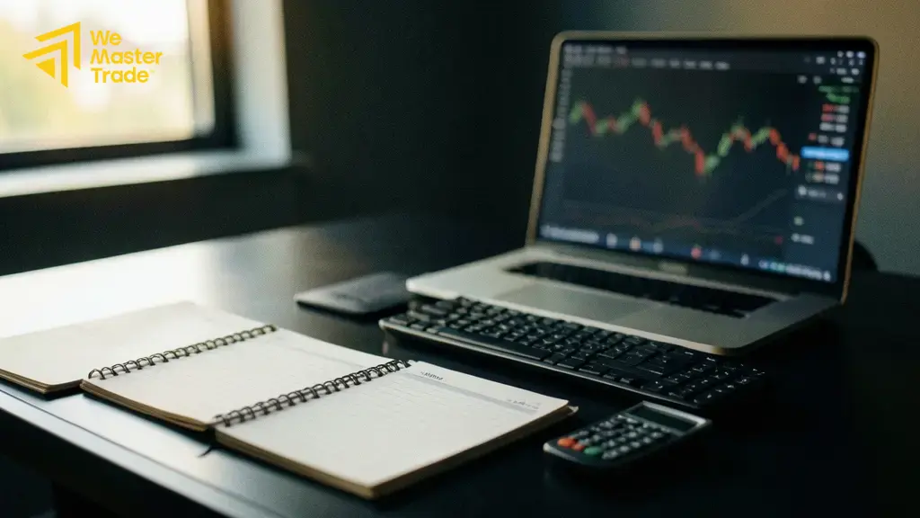 متداول يدير المخاطر ويضع خطة عند تداول النفط