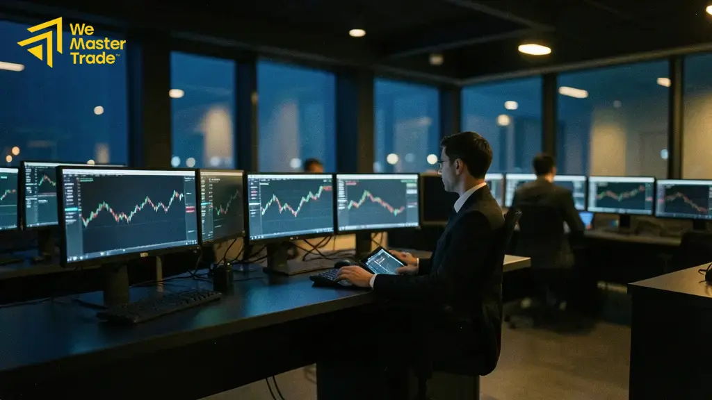 لوحة بيانات مؤشر داو جونز الصناعي مع السعر والتغير اليومي