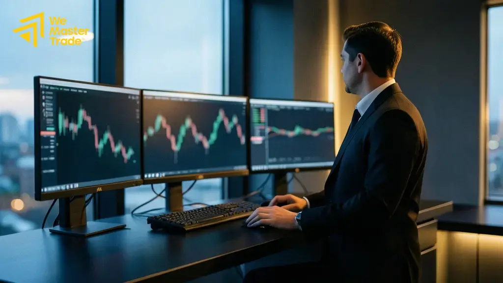نمودار قیمت با معاملات کوتاه‌مدت اسکالپ در فارکس