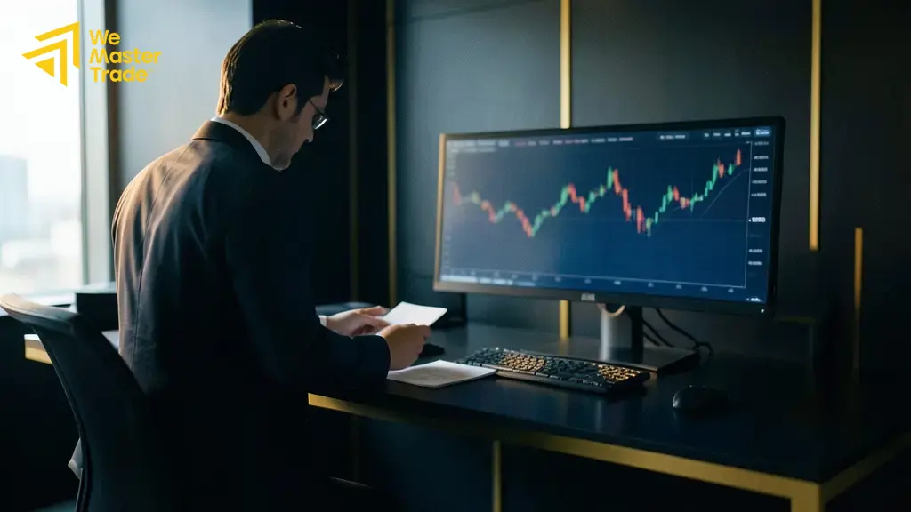 نمایش مفهوم BOS در ساختار بازار فارکس